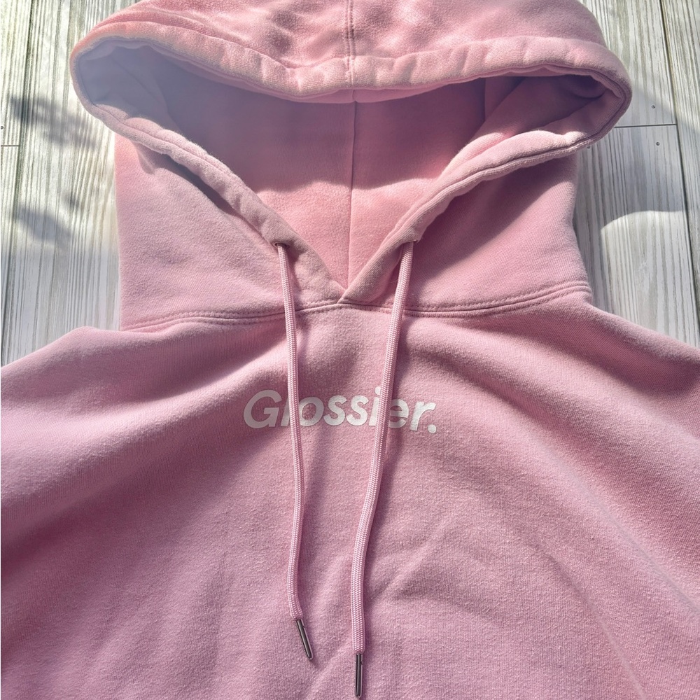 Glossier Pink Hoodie